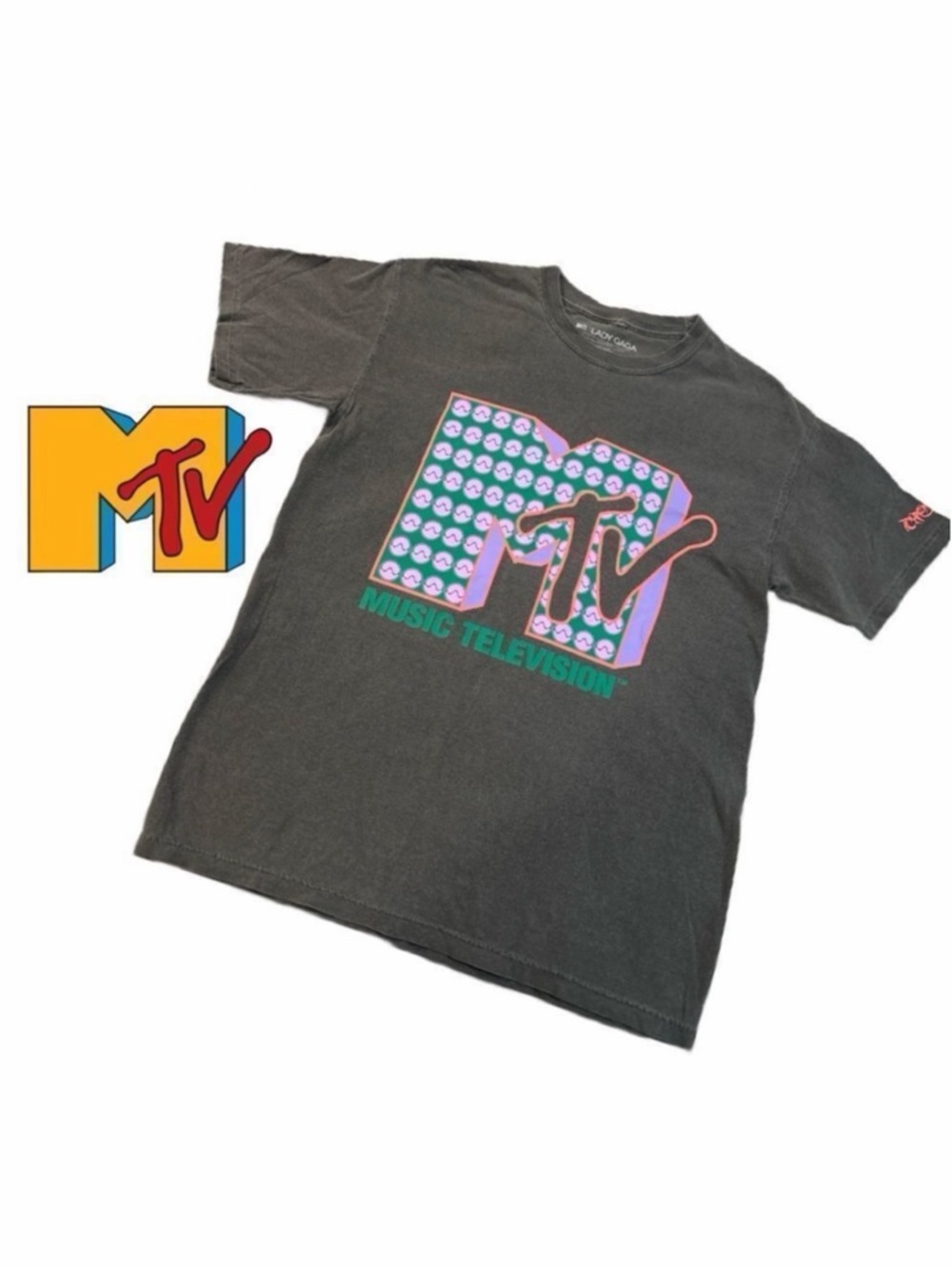 MTV Lady‎ Gaga LIMITED EDITION Chromatic Short Sleeve T-Shirt - Size M